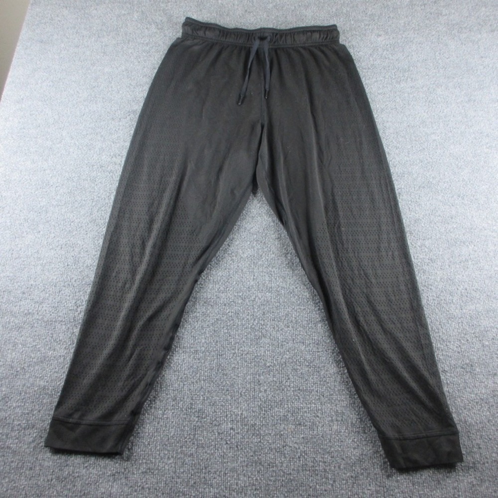 Lululemon Pants Womens M? Black Joggers Sweatpants Tapered Leg Athleisure Casual